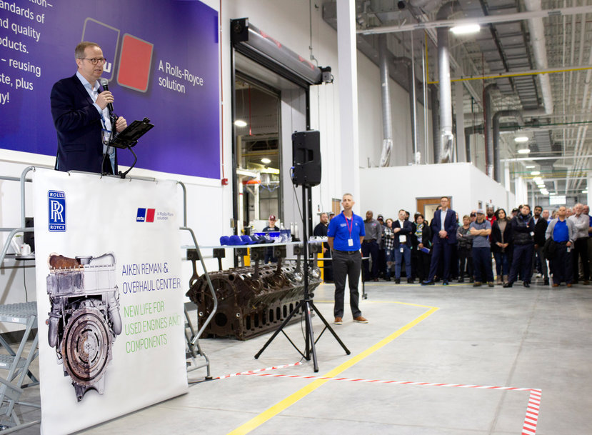 ROLLS-ROYCE OPENS mtu REMANUFACTURING AND OVERHAUL CENTER IN U.S